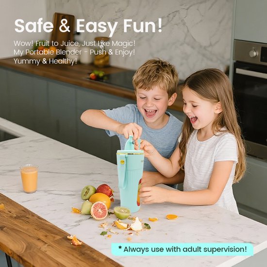 NutriLush: mini blender onderweg, draagbare blender USB, smoothie maker portable, blender to go oplaadbaar en USB smoothie maker. van Merkloos — afbeelding 5