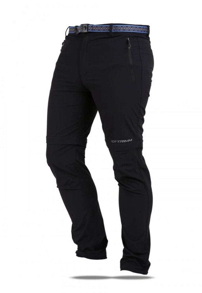 Trimm Timero 2in1 - Outdoorbroek Heren - Afritsbaar - Sneldrogend - Maat M - Lichtgewicht - Zomer - Waterafstotend - Zwart