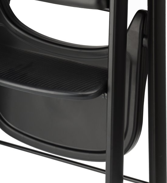 Chaise haute de Luxe Deryan avec transat - Chaise haute évolutive - Pliable - Zwart - Avec transat Nougat