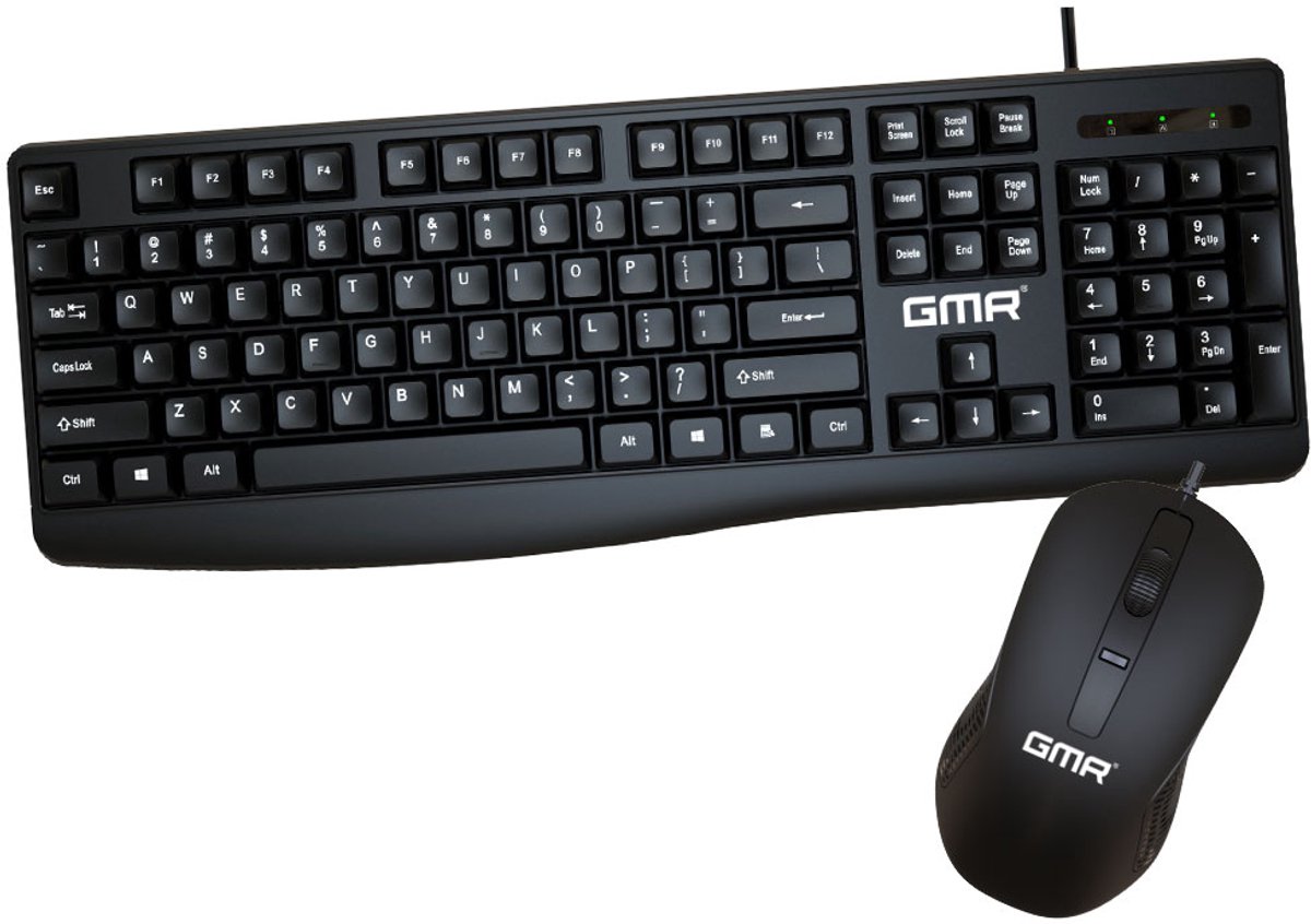 GMR Complete Office Set voor Thuis & Kantoor | Toetsenbord & Muis