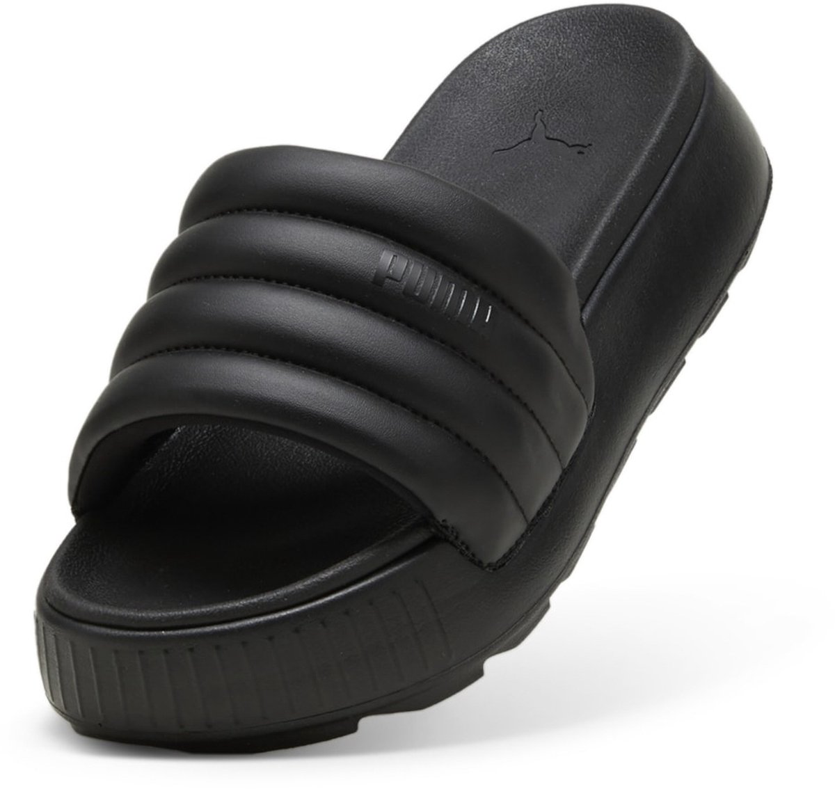 Damespantoffels Puma Karmen Slide Puffy Wns Zwart
