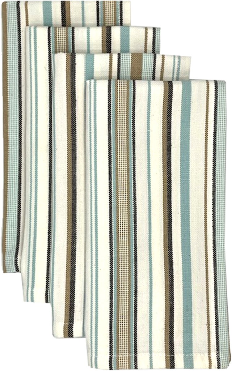 Stripe servet ocean - set van 6