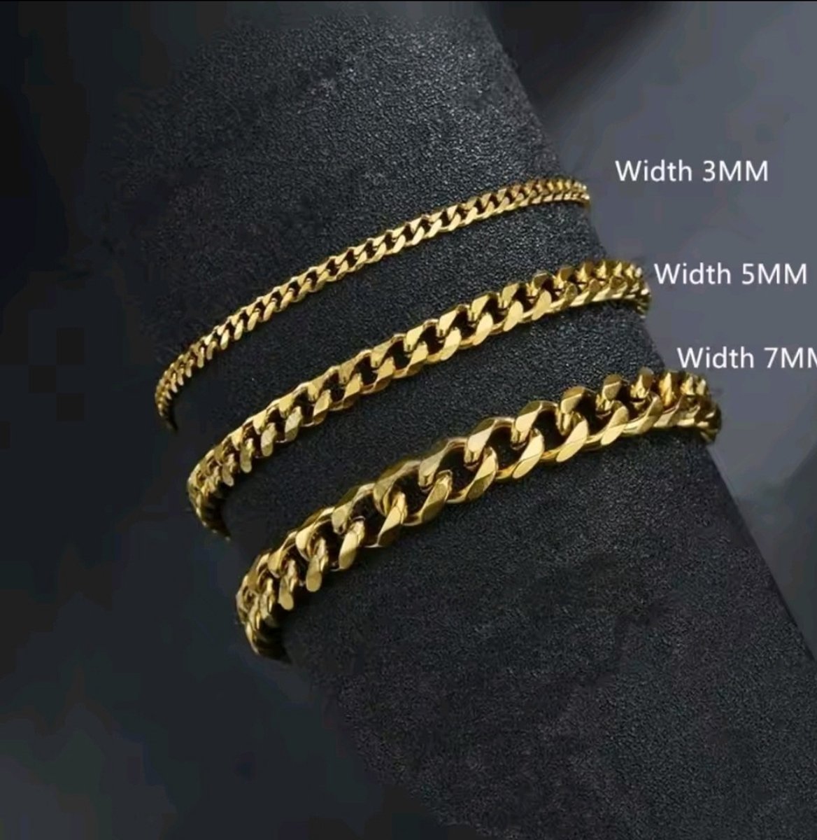 Strakke en Stoere RVS Armband – 7mm – Smartkabel.nl - Tijdloos - Goud