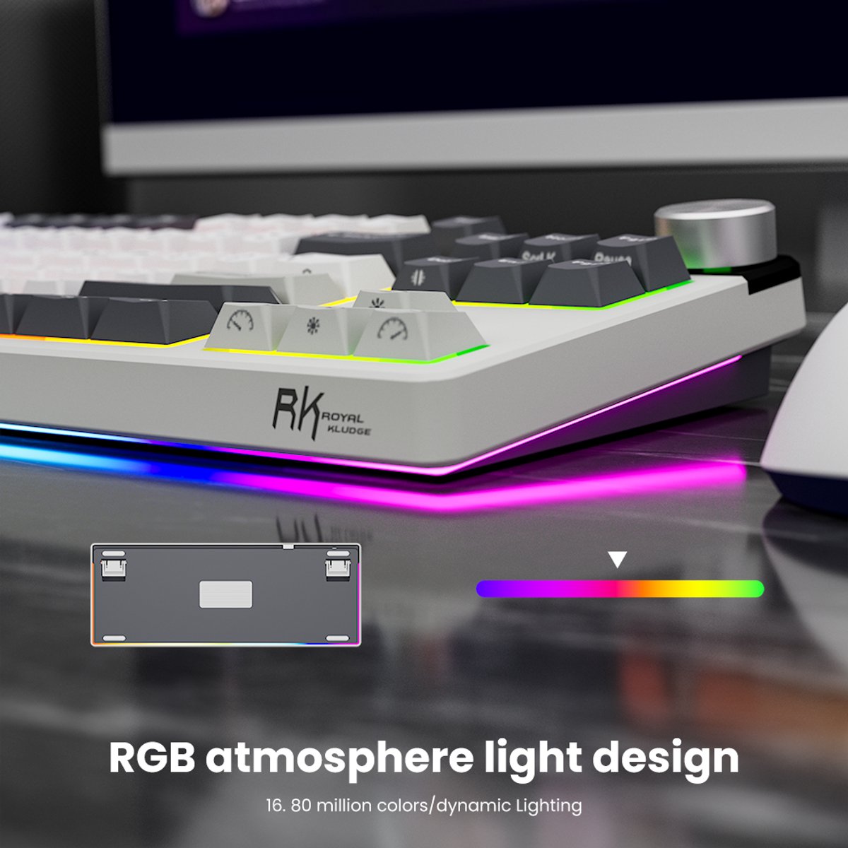 Royal Kludge RKS85 - Mechanisch Gaming Toetsenbord thumbnail 2