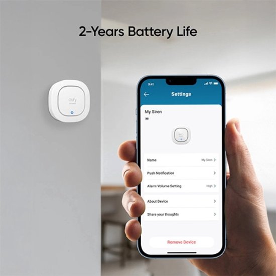 eufy Security Siren (105 dB Draadloos Alarm)