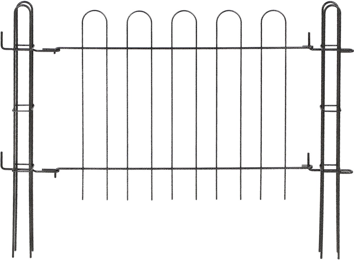 KADAX Tuinpoort, stalen stang, gepoedercoate tuinhek met metalen bevestigingen, vijverhek,