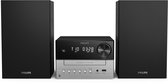 PHILIPS TAM3205M2 Micro-muzieksysteem, Bluetooth, CD-speler, USB, Auracast FM-radio, 85% PCR-materiaal
