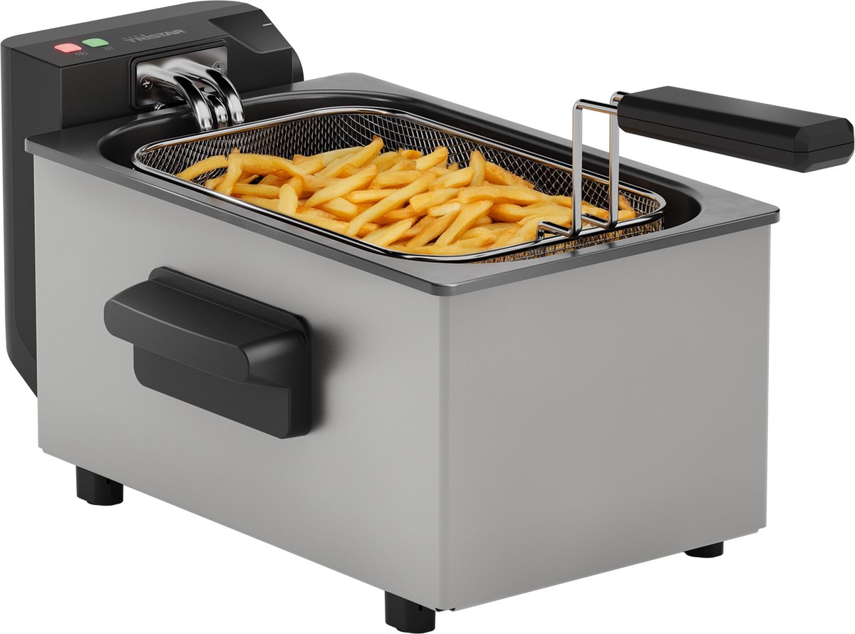 Tristar Frituurpan 3 liter - FR-9326 - Frituese 2000W - Koud zone - RVS
