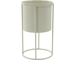 Housevitamin-Pot - Staande Planten Pot - Metaal - Zand- 11x11x19cm