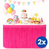 Chemin De Table En Gaze Bohème Lilas 3m (89x304cm) – BOUBONI Décoration Mariage, Anniversaire, Noël
