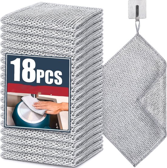 Oeleky Afwasdoeken voor keuken afwas, super absorberende vaatdoeken