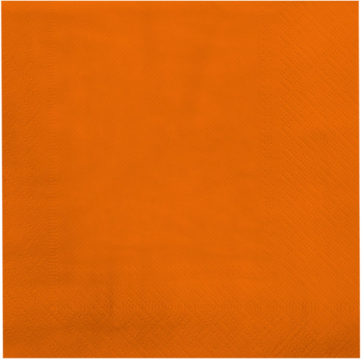 Servetten - papier - Oranje, 16,5x16,5cm