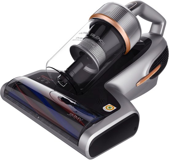 Jimmy BX7 Dual Mites Handheld Vacuum Cleaner, 600 W, Double Brush Roller, Ideal for Animals, UV Sterilization and Ultrasonic, Dirt Sensor, Double Cyclic Filtration