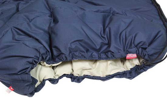 Polydaun allround slaapzak Stormvogel - 85x210 cm - navy van Poly — afbeelding 3