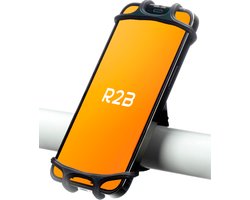 R2B Telefoonhouder Fiets Elastisch - Gsm Houder Fiets - Fietshouder - Fiets Telefoonhouder - Smartphone Houder Fiets - Fiets Accessoires - Phone Holder Bike R2B Telefoonhouder Fiets Elastisch - Gsm Houder Fiets - Fietshouder - Fiets Telefoonhouder - Smartphone Houder Fiets - Fiets Accessoires - Phone Holder Bike