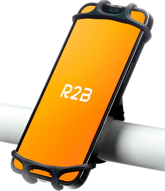 R2B Telefoonhouder Fiets Elastisch - Gsm Houder Fiets - Fietshouder - Fiets Telefoonhouder - Smartphone Houder Fiets - Fiets Accessoires - Phone Holder Bike