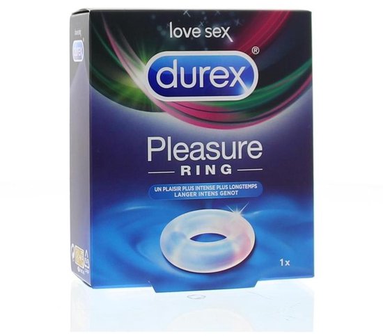 Durex Pleasure Ring verpakking met een afbeelding van de ring.