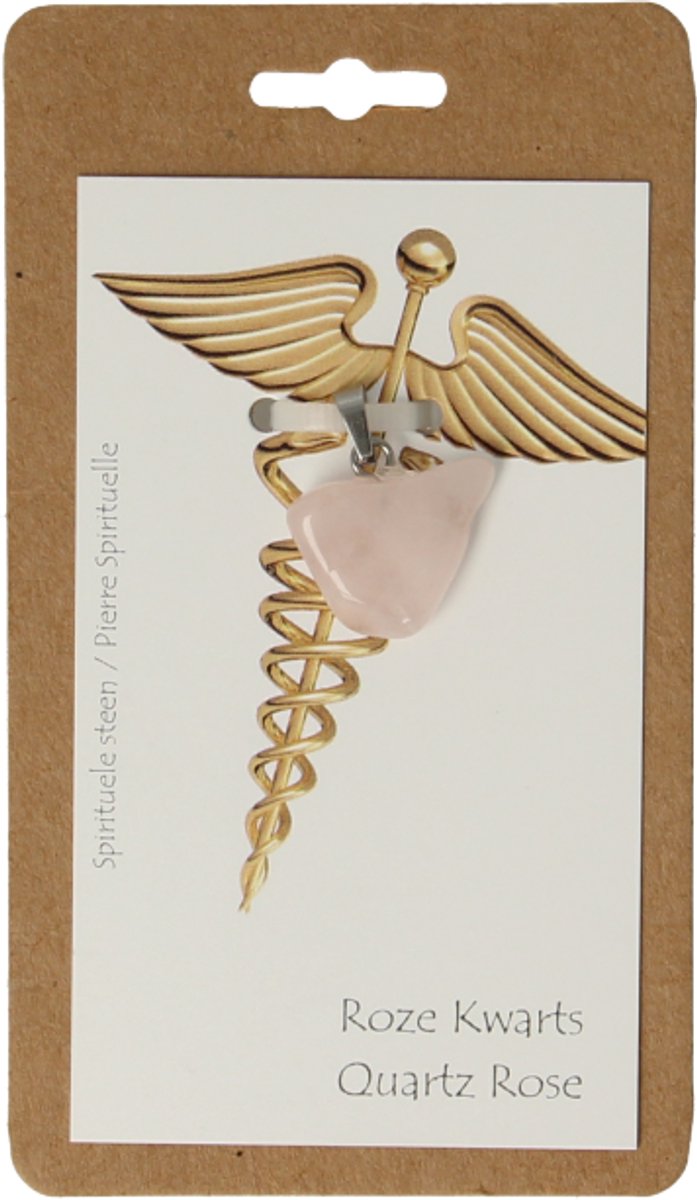Spirituele hangersteen Roze Kwarts