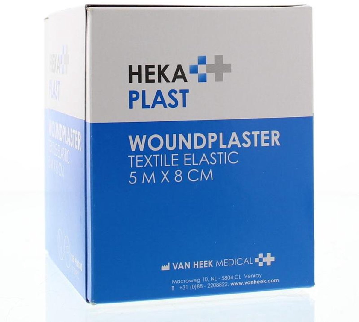 Goedkoopste Hekaplast Dispenser 5m x 8cm textiel 1 Stuks