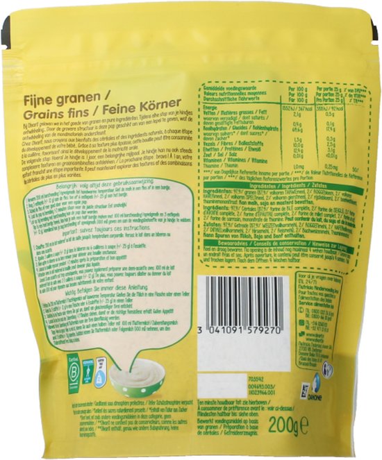 Olvarit - Granenpap Fijne Granen - 8+M - 200gr van Olvarit — afbeelding 3