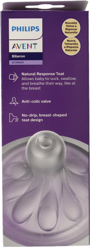 Philips Avent Natural Response Babyfles 330ml – Flow 4- 1 fles - SCY906/01