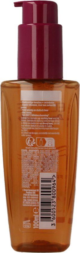 L’Oréal Paris Elvive Dream Lengths Sleek Haarserum Met Keratine - Lang, Beschadigd Haar - Unisex - 100ml