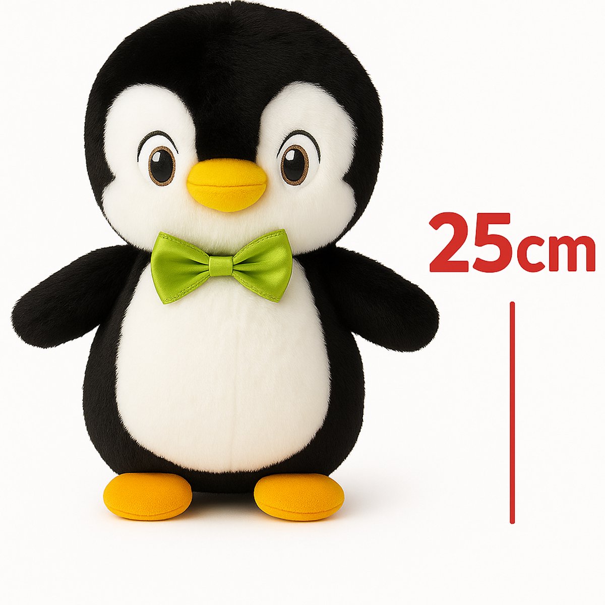 Schattige zwarte Pinguïn van Best4Juniors, Perfect voor kinderen en verzamelaars, Deze superzachte knffel 25 cm is het perfecte cadeau voor verjaardagen, Kerst en babyshowers, Speelgoed!