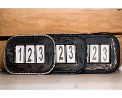 Peinture à numéros de compétition HB Showtime avec paillettes Taille unique Noir Marine
