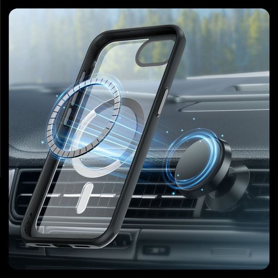 Supcase UB MagSafe geschikt voor iPhone 17e / 16e hoesje - Zwart