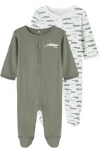 Schlafoveralls Für Herren NAME IT Men's Nbmnightsuit 2P Zip Ff Sea Elephant Noos (Pack Of 2 Name It Baby Mädchen