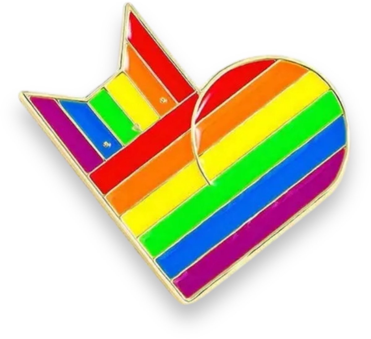 Progress Pride Vlag Pin Rechthoekig - The Pride Shop.nl