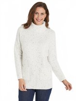 Pull col roulé moucheté chaud