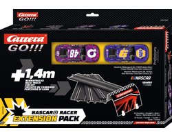 1:43 Carrera GO!!! Nascar Racer Uitbreidingsset - 2x Camaro NextGen ZL1 - 1,4m. Racebaan - 5 Baandelen Racebaan onderdeel