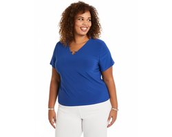 Effen of bedrukt T-shirt met korte mouwen