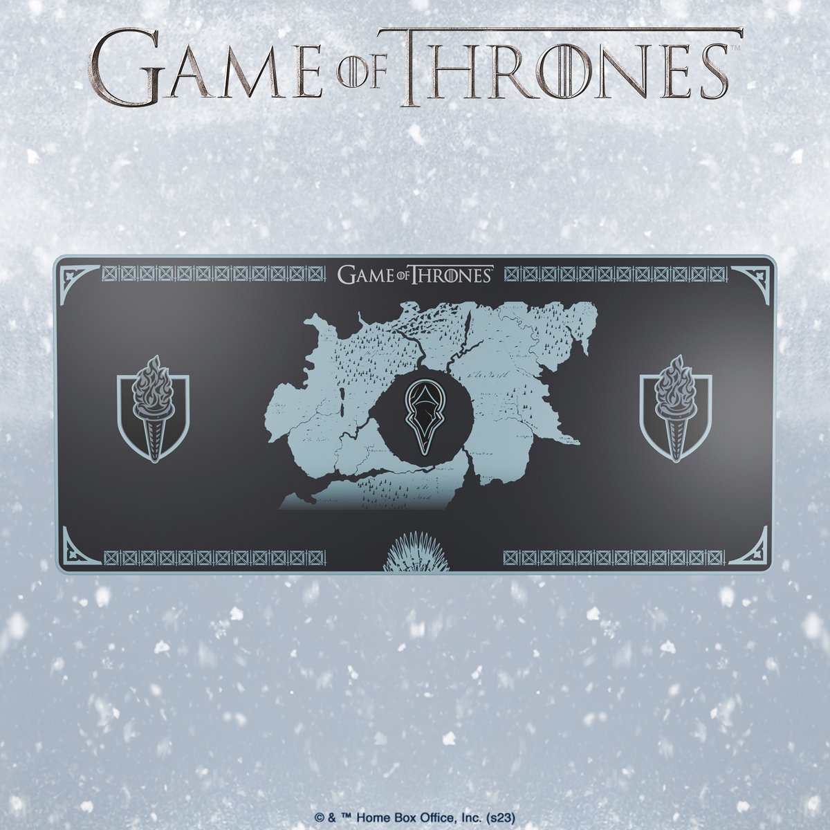 Lexip x Warner Game of Thrones Flexible Mouse Mat XXL Night King Edition (90 x 40 cm)