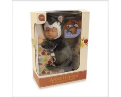 Anne Geddes Baby Kitten Pluche Slaap Poppetje - Handgemaakt - 18+ maanden
