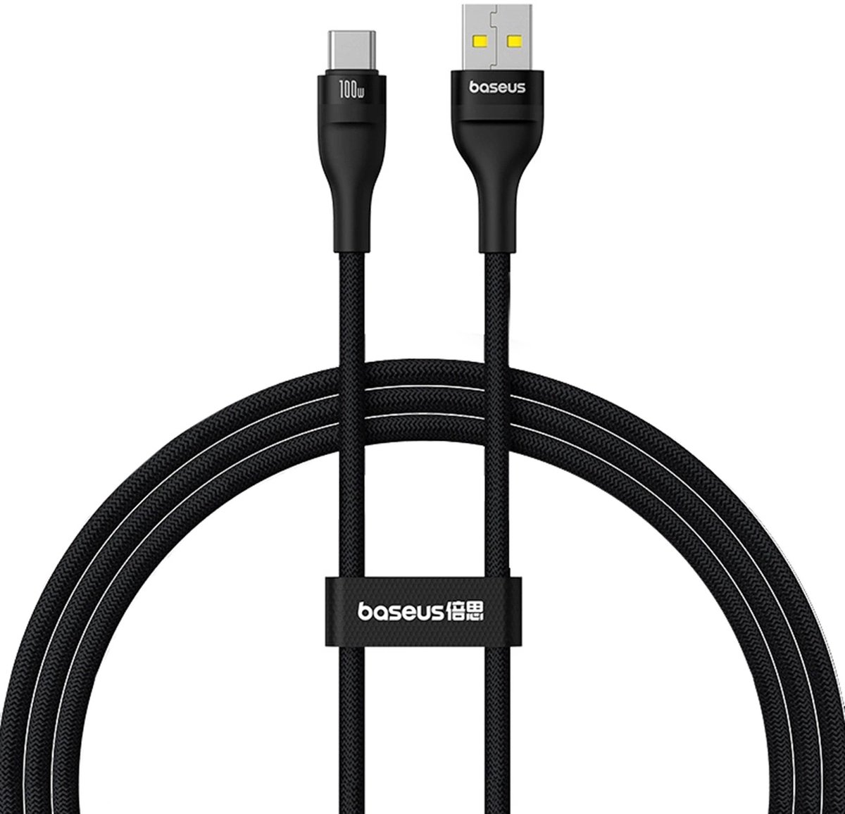 Baseus Kabel Usb-C Naar Usb-A 100W 1M Voor Snel Opladen Van Telefoons