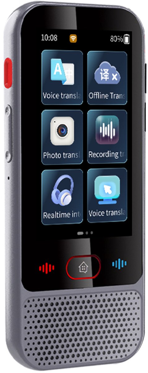 Afbeelding 2 van M30 Slimme Vertaalcomputer – 139 Talen Vertaler met Spraak & Foto, Offline Modus, 3.1" IPS Touchscreen, WiFi/Bluetooth, Zakformaat Reisscanner -Vertaal Apparaat - Draagbare Vertaler