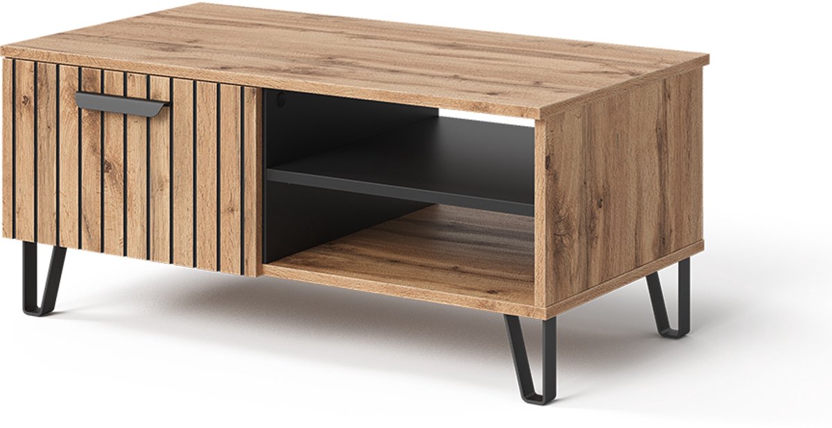 Vicco Amber Salontafel – 90 x 50 cm Eiken Wotan