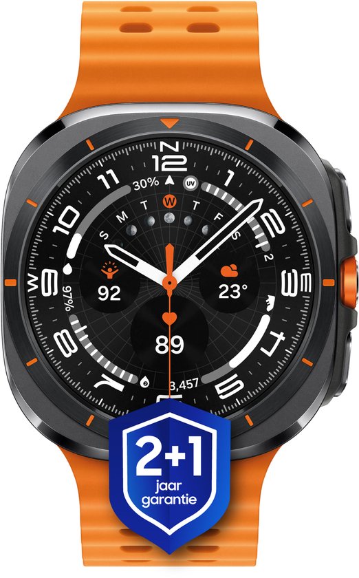 Samsung Galaxy Watch Ultra (2025) - Smartwatch - 47mm - E-simkaart - Titanium Gray + 1 jaar extra garantie