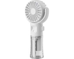 Handventilator - Ventilator - Fan - Waaier - Ventilator Met Waternevel - Draagbare Mini Ventilator - Oplaadbare Mistventilator - 4 Standen - Oplaadbaar - 800 mAh Draagbare Luchtkoeler - Herbruikbare Handheld Ventilator voor Thuis, Studio, School