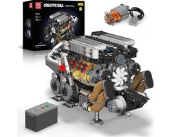 Mould King - 10131 BGT W16 Icons Engine Formule 1 | Educatief motor bouwset | Speed champions modelbouw | Creator classic bouwpakket | Technische F1 speelgoed voor expert volwassenen & kinderen | Bouwdoos met 952 bouwstenen