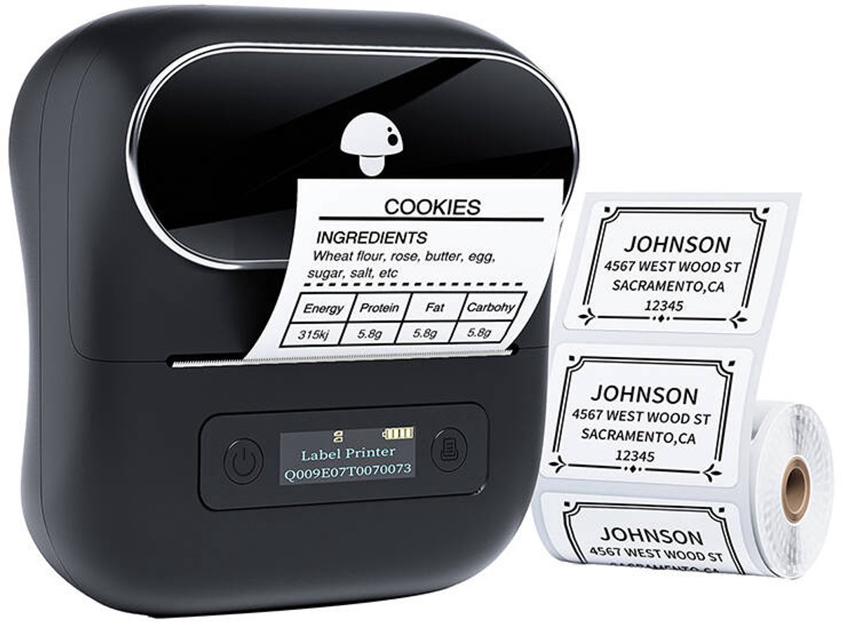 Phomemo M220 Etikettenprinter Voor Android Ios Met Snelle Printing 90 Mm/S