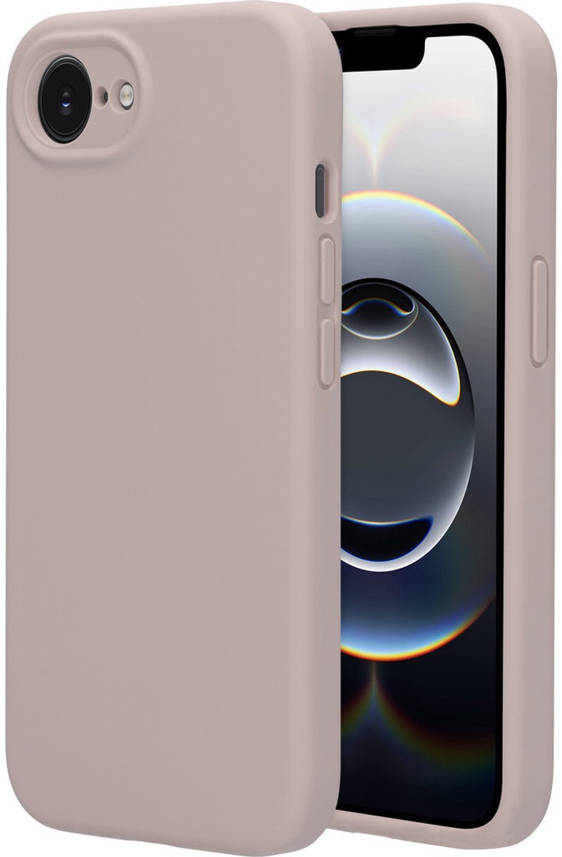 Mobiparts hoesje geschikt voor de Apple iPhone 16e Apple iPhone 17e - Siliconen - Roze