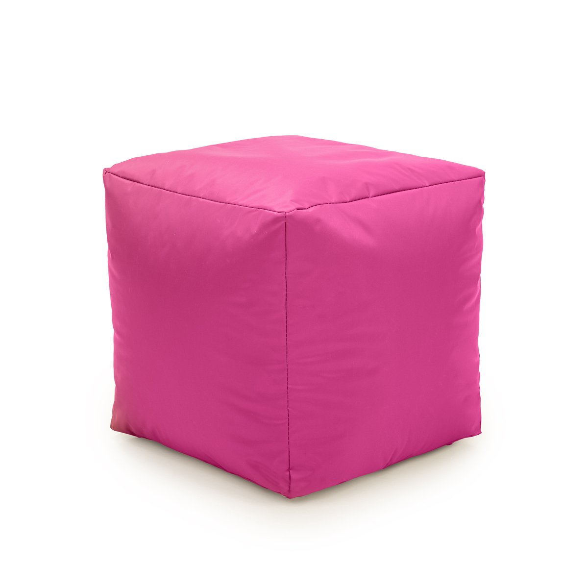 Drop & Sit - poef - robuust nylon -Fuchia 50x50x40