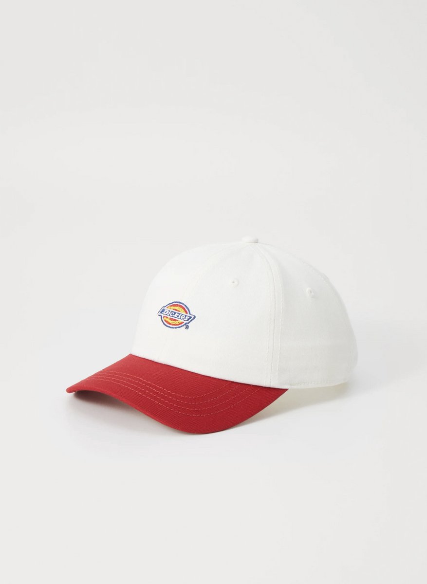 Dickies Hardwick 2 Tone Pet – Unisex Cap – Egret/ met Rode Klep – – Streetwear Stijl Rodeo