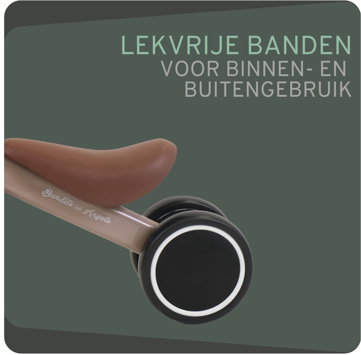 Bandits & Angels Loopfiets Little Starter Sand Beige vanaf 1 Jaar voor Jongens en Meisjes thumbnail 2