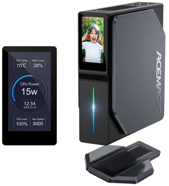 ACEMAGIC S1 4K Mini PC,Intel 12th N100 16GB DDR4 512GB SSD