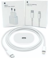 Apple 20W-voedingsadapter - USB‑C + 1m USB‑C-naar-Lightning-kabel