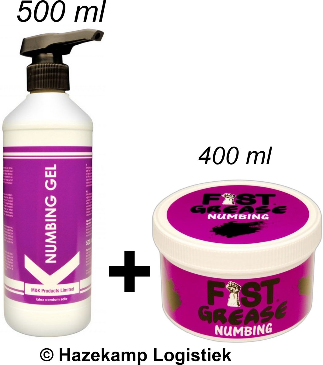 Anaal Relax Glijmiddel Pakket – 2 stuks -Ontspannend & Verzachtend Glijmiddel – Anaal & Vaginaal – Combinatie - 900 ml - fisten-anale seks-dildo's-vibrators